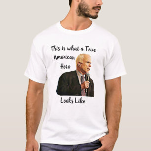 T-shirt Voici à quoi ressemble un véritable héros américai
