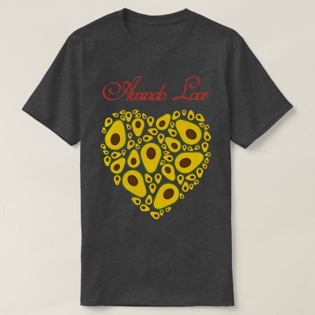 T-shirt Voici Avocado Love (Design devant)