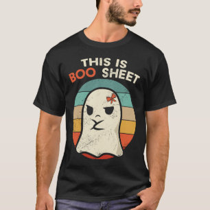 T-shirt Voici Boite Feuille Amusant Halloween Costumes Amu