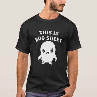 T-shirt Voici Boo Sheet Ghost Funny Cool Super Hallowee