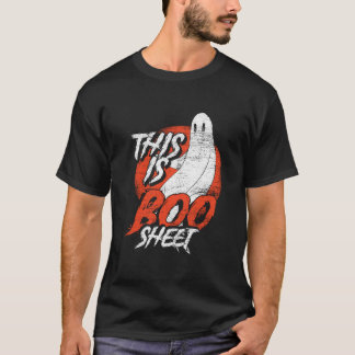 T-shirt Voici Bosheet Ghost Funny Ghost Halloween