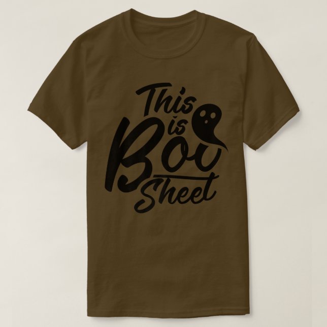 T-shirt Voici Bosheet Ghost Ghosts Ghosts Halloween  (Design devant)