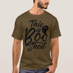 T-shirt Voici Bosheet Ghost Ghosts Ghosts Halloween 