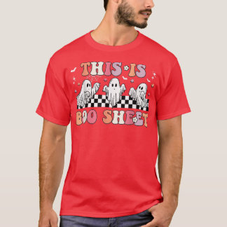 T-shirt Voici Bosheet Ghost Halloween Retro Super
