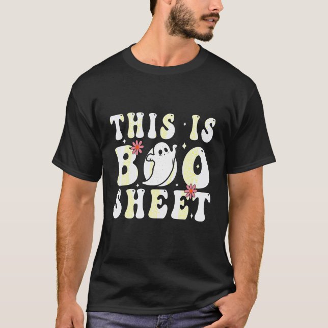 T-shirt Voici Bosheet Ghost Halloween Super (Devant)