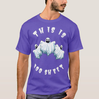 T-shirt Voici Bosheet Ghost Retro Halloween