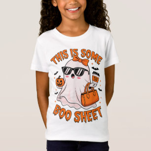 T-Shirt Voici Bosheet Ghost Retro Halloween Costume Me