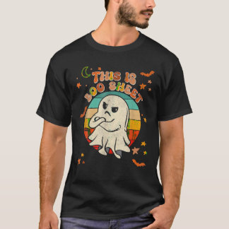 T-shirt Voici Bosheet Ghost Retro Halloween Costume Me