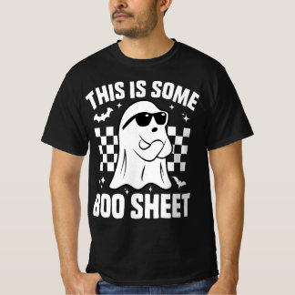 T-shirt Voici Bosheet Ghost Retro Halloween Costume Me