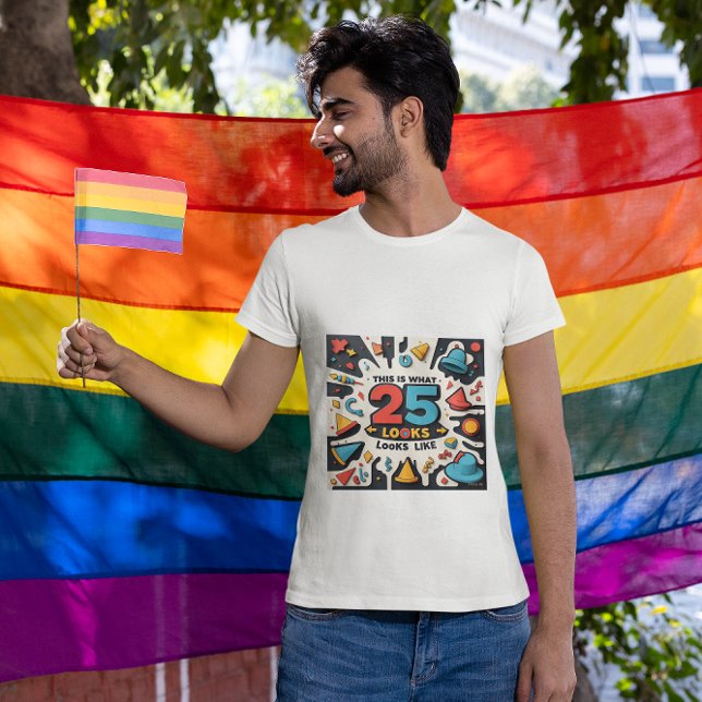 T-shirt Voici Ce Que 25 Ressemblent À Des Formes Amusantes (Créateur téléchargé)