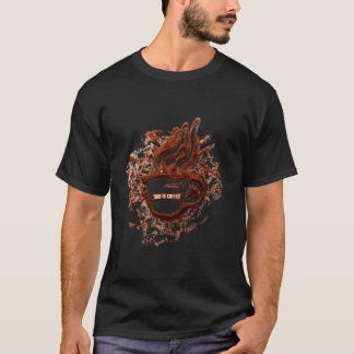 T-shirt Voici Coffee Magic Coffee Lover Citation Art Desig
