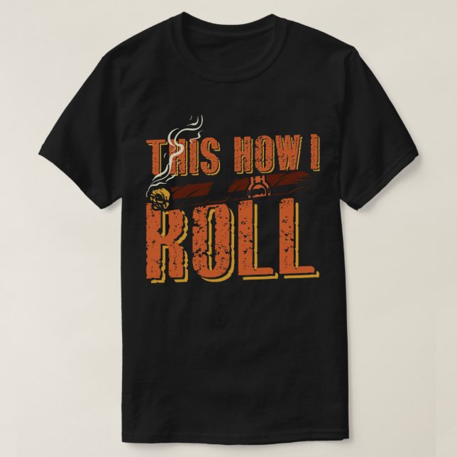 T-shirt Voici comment je roule (Design devant)