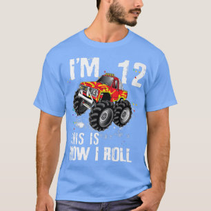 T-shirt Voici comment je roule Camion Monster 12 ans 12e a