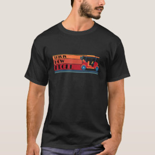 T-shirt Voici Comment Je Roule Funny Golf Panier Retro Gol