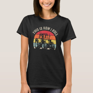 T-shirt Voici comment je roule Tracteur Agriculture agrico