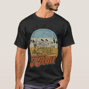 T-shirt Voici comment je roule train ingénieur Vintage