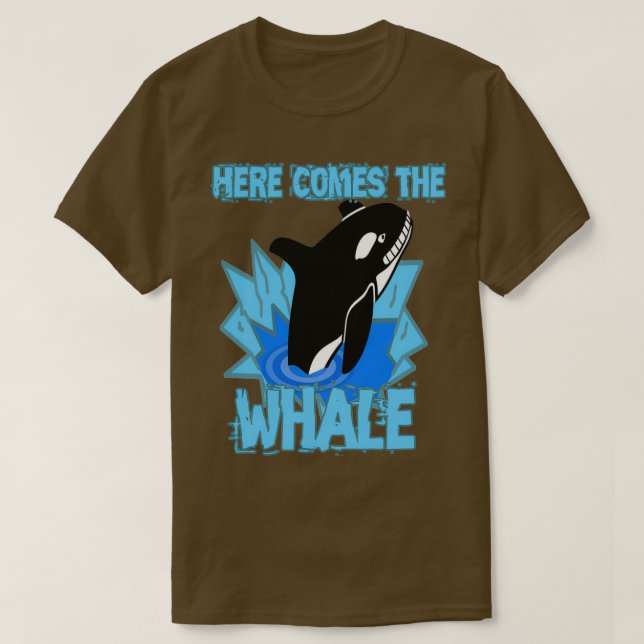 T-shirt Voici la baleine (Design devant)