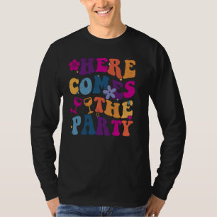 T-shirt Voici la fête de Bachelorette Drôle de Mariée Fête
