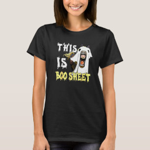 T-shirt Voici La Feuille De Boite Drôle Chevaux Fantôme Ha