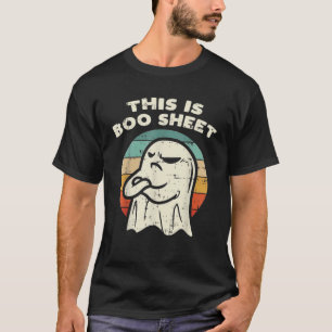 T-shirt Voici La Feuille De Boite Drôle Fantôme Halloween 