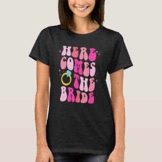 T-shirt Voici la mariée enterrement de vie de jeune fille