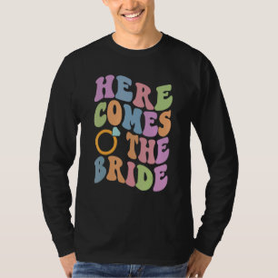 T-shirt Voici La Mariée Enterrement De Vie De Jeune Fille
