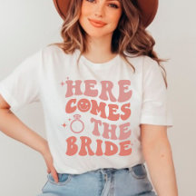 Voici la mariée retro mariage Bachelorette