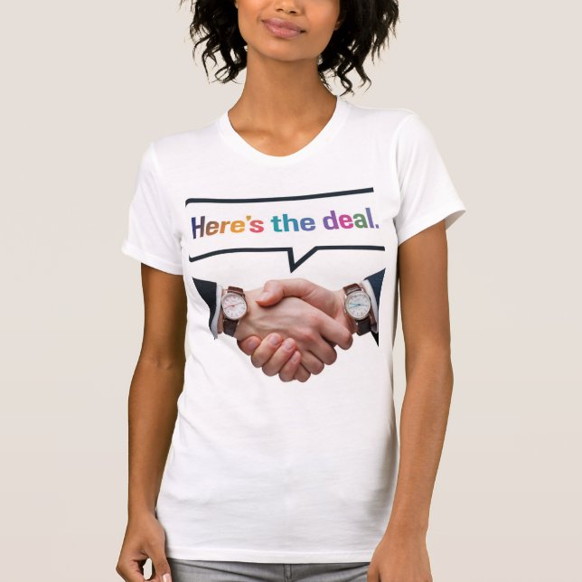 T-shirt Voici l'accord (Devant)