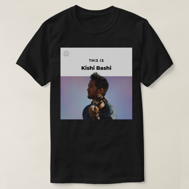 T-shirt Voici L'Autocollant Kishi Bashi (Design devant)