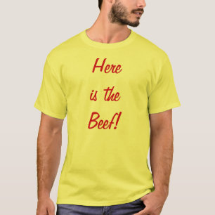 T-shirt Voici le boeuf !