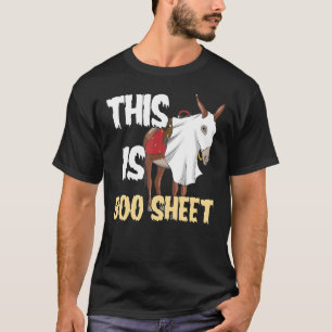T-shirt Voici Le Costume D'Halloween De L'Âne En Feuille D