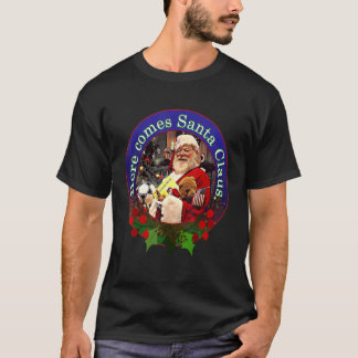 T-shirt Voici Le Design Du Père Noël