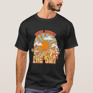 T-shirt Voici le design Sun Retro