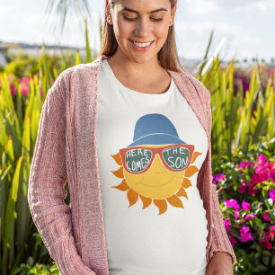 T-shirt Voici le Fils Baby Boy Shower