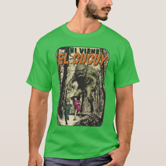 T-shirt Voici le folklore de monstres effrayants d'Hallowe