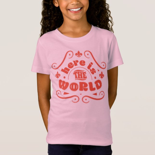 T-Shirt Voici le monde (Devant)