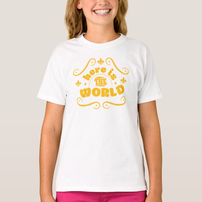 T-shirt Voici le monde (Devant)