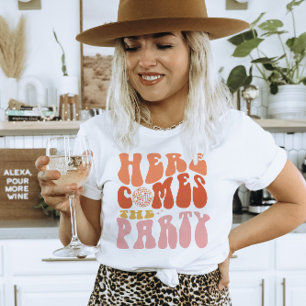 T-shirt Voici Le Parti Bachelorette Party Correspondance