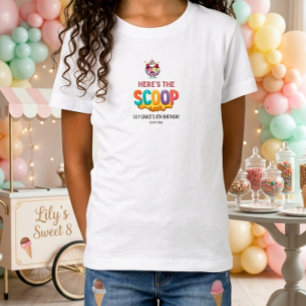 T-Shirt Voici le scoop Invité d'anniversaire esthétique vi