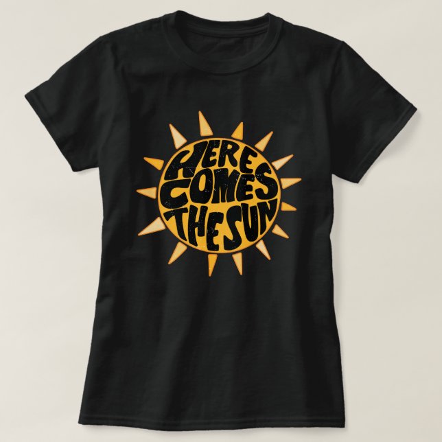 T-shirt Voici le soleil (Design devant)