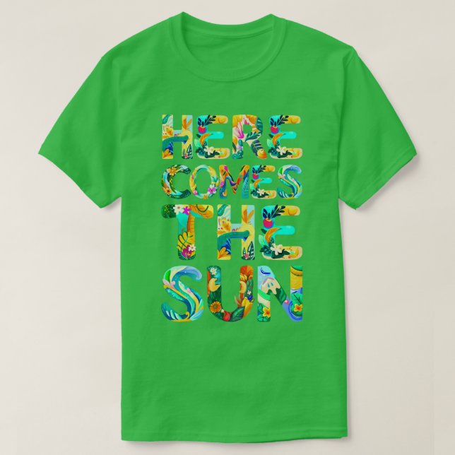 T-shirt Voici le soleil (Design devant)
