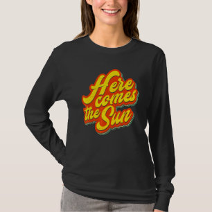 T-shirt Voici Le Soleil Retro 60s Faded Summer