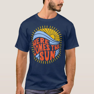 T-shirt Voici le Surf Sun Vintage Retro Sixties