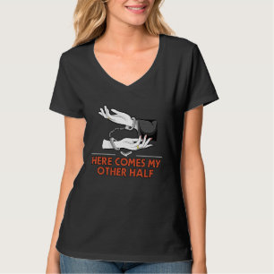 T-shirt Voici les citations de mariage de mon autre moitié