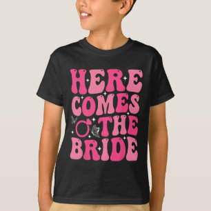 T-shirt Voici les mariés, cortège de mariage, enterrement
