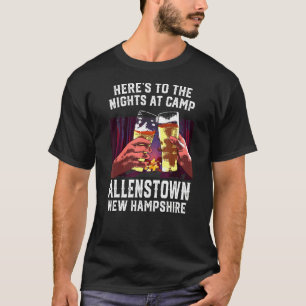T-shirt Voici Les Nuits Au Camp Allenstown Camping