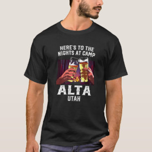 T-shirt Voici Les Nuits Au Camp Alta Camping Utah Camp