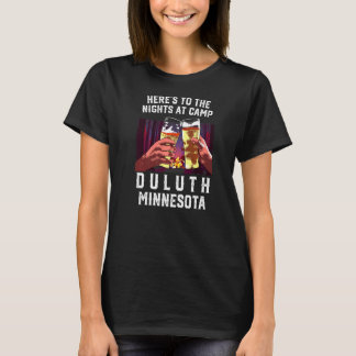 T-shirt Voici Les Nuits Au Camp Duluth Camping Minneso