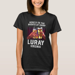 T-shirt Voici Les Nuits Au Camp Luray Camping Virginia