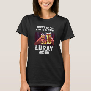 T-shirt Voici Les Nuits Au Camp Luray Camping Virginia